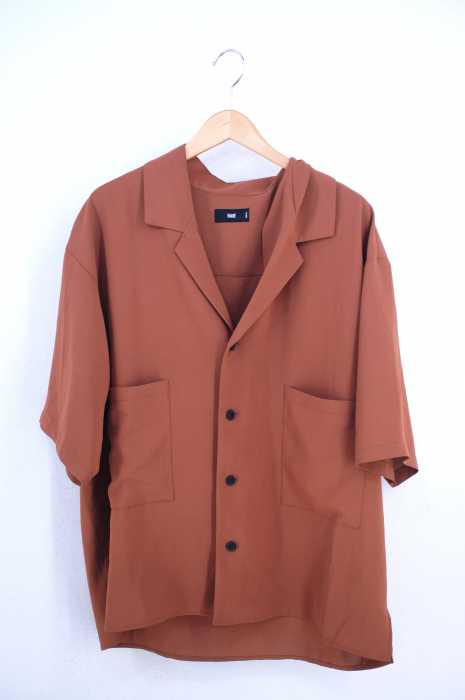 HARE （ハレ） ワイドシルエットオープンカラーシャツ メンズ トップス