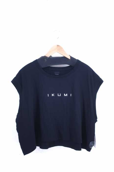 IKUMI （イクミ） 両面ロゴプリントプルオーバーコットンベスト メンズ トップス