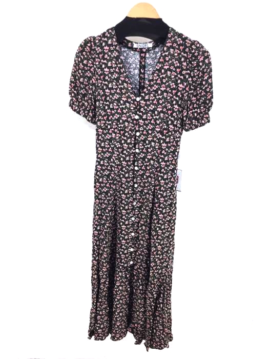 snidel（スナイデル） 19SS パフスリーブプリントロングワンピース レディース ワンピース
