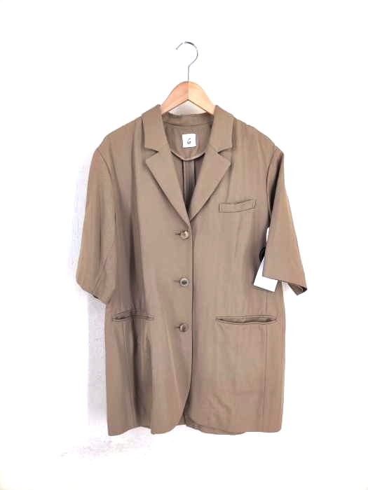6 BEAUTY & YOUTH UNITED ARROWS（ロクビューティーアンドユースユナイテッドアローズ） 20SS SHORT SLEEVE SOFT JACKET ショートスリーブジャケット  ソフトジャケット レディース アウター