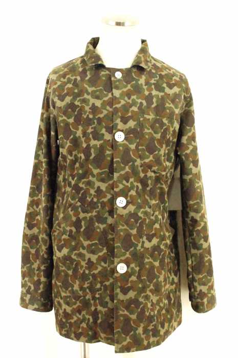 modem design by URBAN RESEARCH DOORS 15AW CAMOシャツコート カモ柄コーデュロイシャツカバーオール メンズ アウター