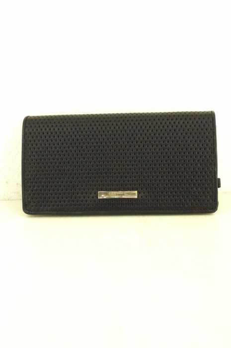 GARNI （ガルニ） Mesh Fold Wallet メッシュ型押しレザーウォレット　長財布 メンズ アクセサリー