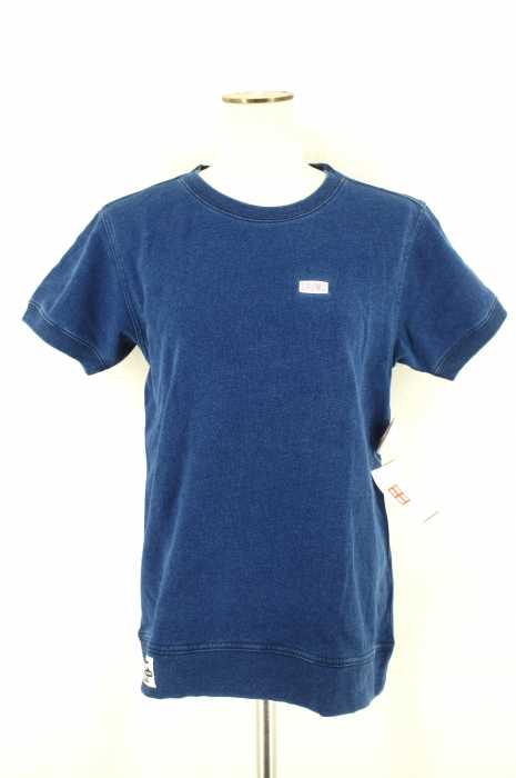 CHUMS （チャムス） S/S Booby Logo Crew Top Indigo レディース トップス