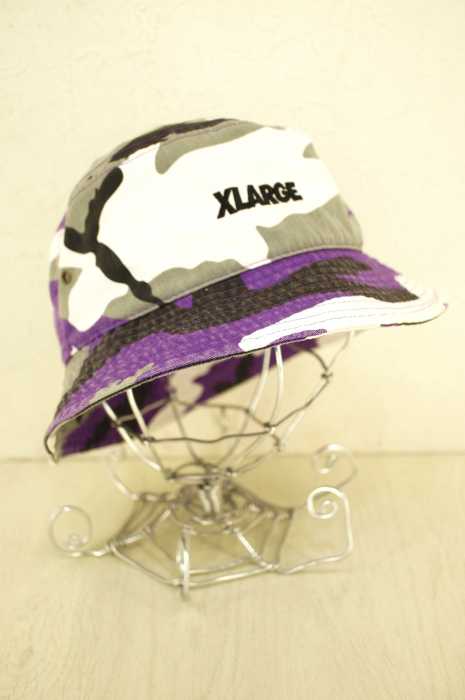 X-LARGE×NEWHATTAN (エクストララージ×ニューハッタン) カモ柄バケットハット メンズ 帽子