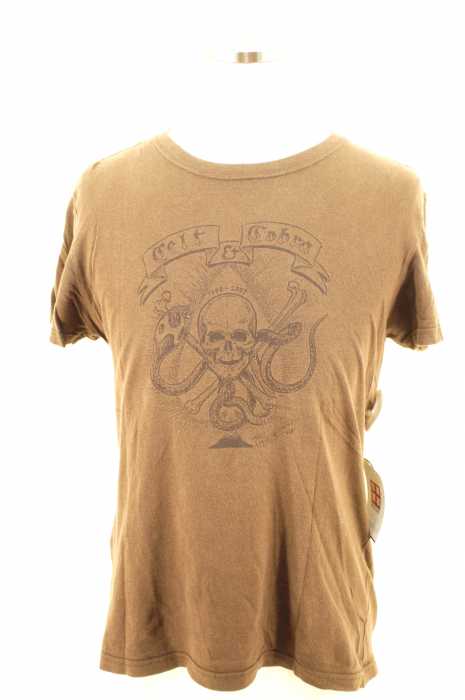 CELT&COBRA (ケルトアンドコブラ) スカルプリントTシャツ メンズ トップス