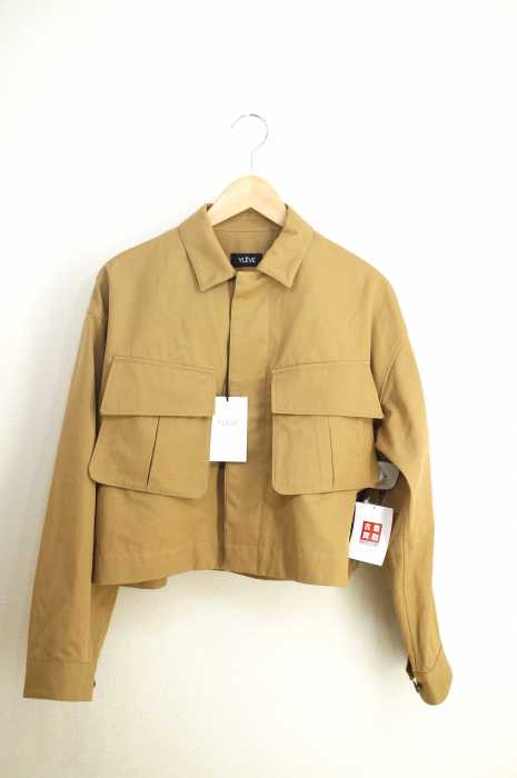 YLEVE（イレーヴ） CTN TWILL BZ　ショート丈ブルゾン レディース アウター