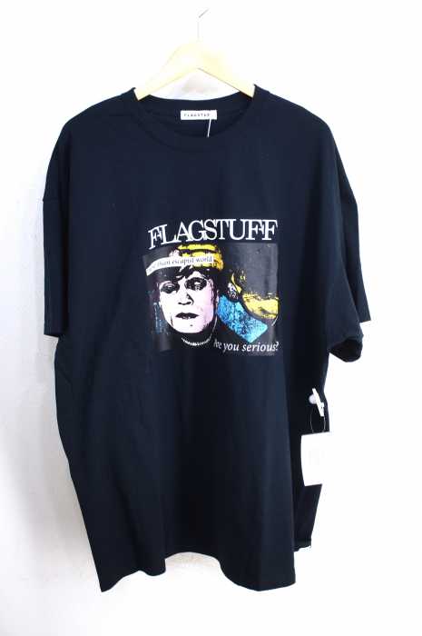 FLAGSTUFF（フラッグスタッフ） Serious Tee メンズ トップス