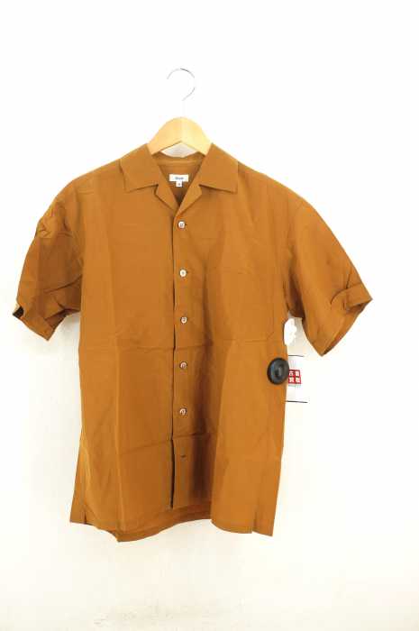 SCYE （サイ） silk/cotton poplin open collar shirts シルクコットンポプリン 半袖 オープンカラーシャツ メンズ トップス