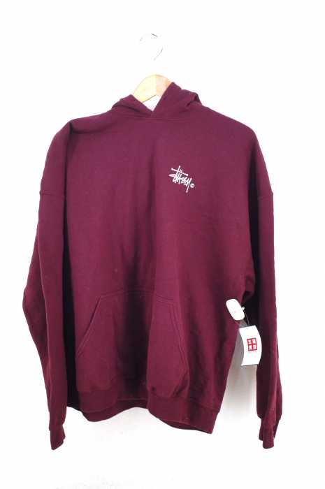 STUSSY （ステューシー） ロゴプリントプルオーバーパーカー メンズ トップス