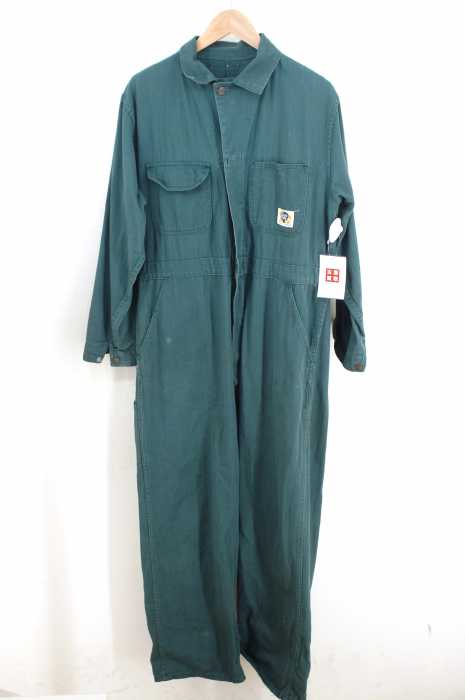 USED古着  （ユーズドフルギ） 80-60s EMAR zip ヘリンボーンオーバーオール メンズ オールインワン