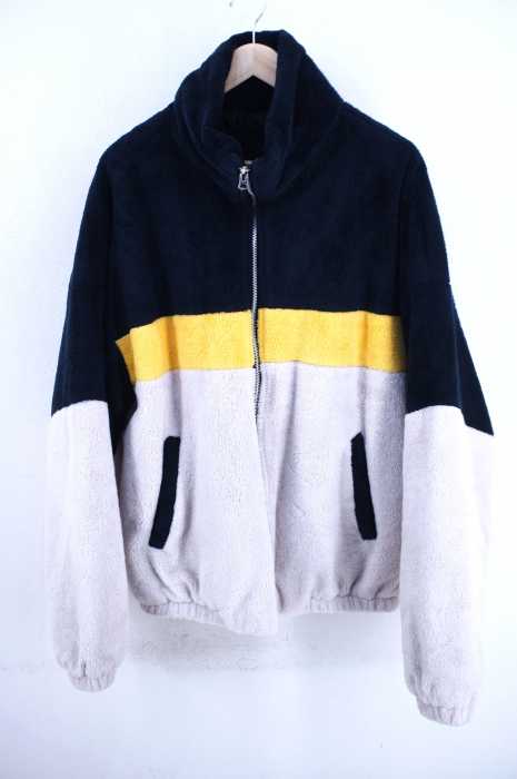 NEWWEST MAKER PREMIUM GARMENTS（フメイ） マルチカラーボアフリースジップアップブルゾン メンズ アウター
