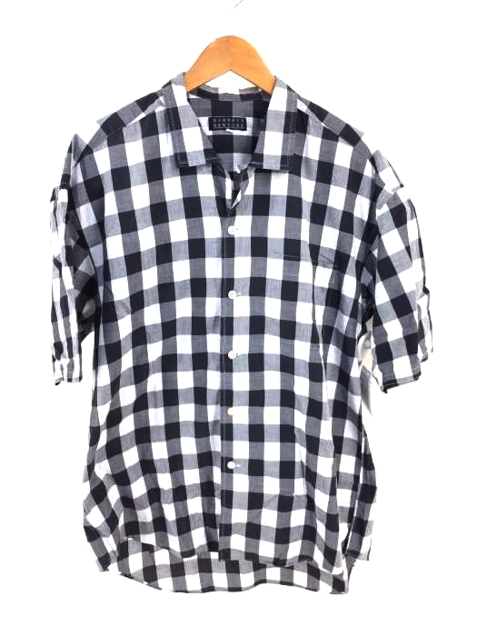 BARNEYS NEWYORK(バーニーズニューヨーク) チェック柄 開襟シャツ メンズ トップス