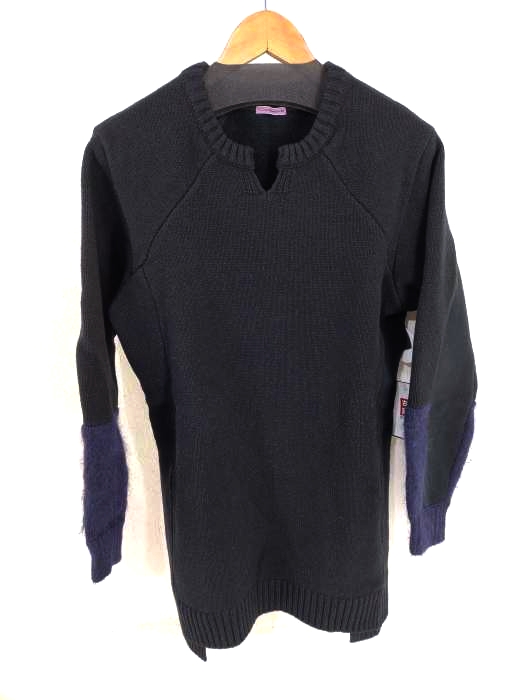 Sue UNDERCOVER（スーアンダーカバー） 18AW SUV1903 後裏毛切替袖モヘアPOニット レディース トップス