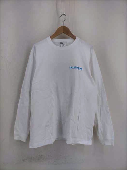 TOKYO CULTUART by BEAMS(トーキョーカルチャートバイビームス) BLUE VACATION プリントロングスリーブTシャツ メンズ トップス