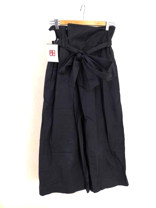 COS（コス） ハイウエスト ウエストベルト付きワイドスラックスパンツ レディース パンツ