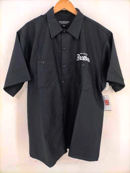 68&brothers（シックスティエイトアンドブラザーズ） 21SS S/S Print Work Shirts “Brothers” メンズ トップス
