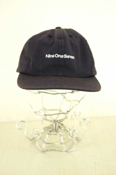 NINE ONE SEVEN　（ナインワンセブン） 刺繍スナップバッグキャップ メンズ 帽子