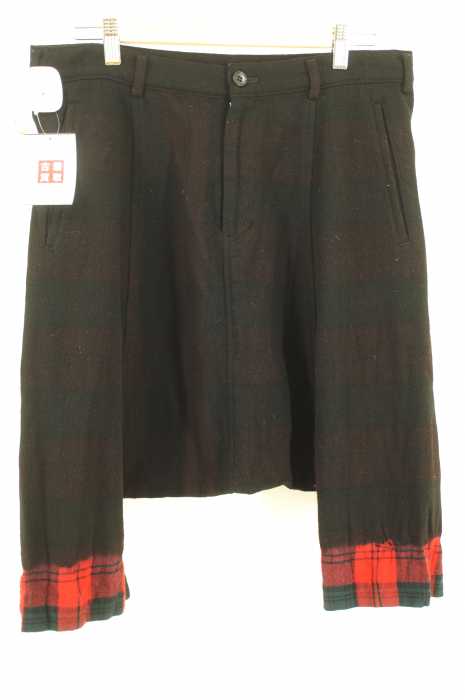 BLACK COMME des GARCONS （ブラックコムデギャルソン） AD2010 ウールショートサルエル メンズ パンツ
