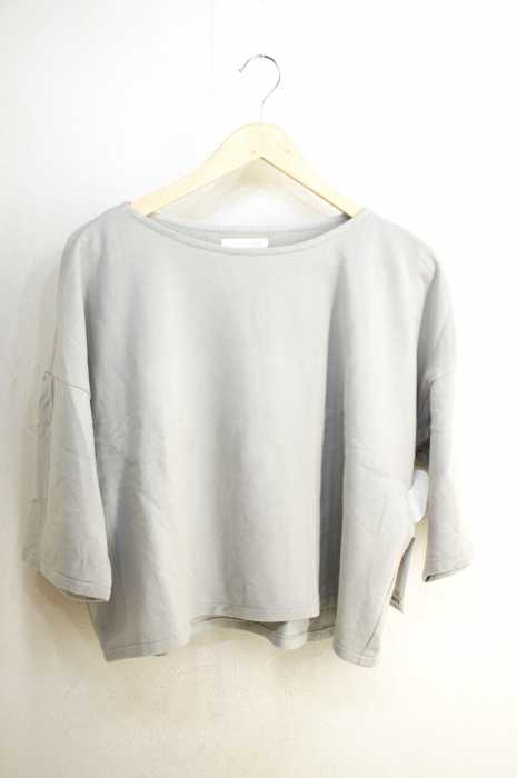 evam eva（エヴァムエヴァ） sweat PO 04 アンティークホワイト レディース トップス
