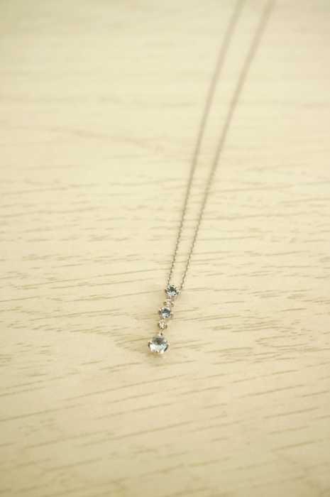 4℃（ヨンドシー） K18 WG ネックレス レディース アクセサリー