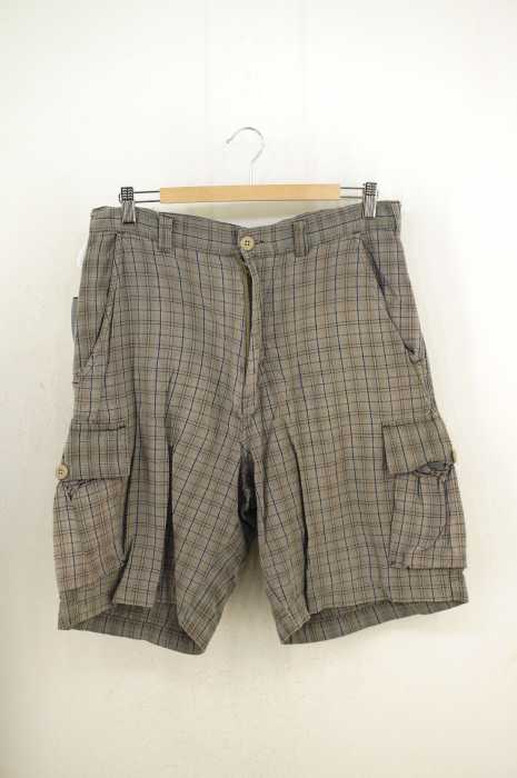 STUSSY （ステューシー） チェック柄カーゴハーフパンツ メンズ パンツ