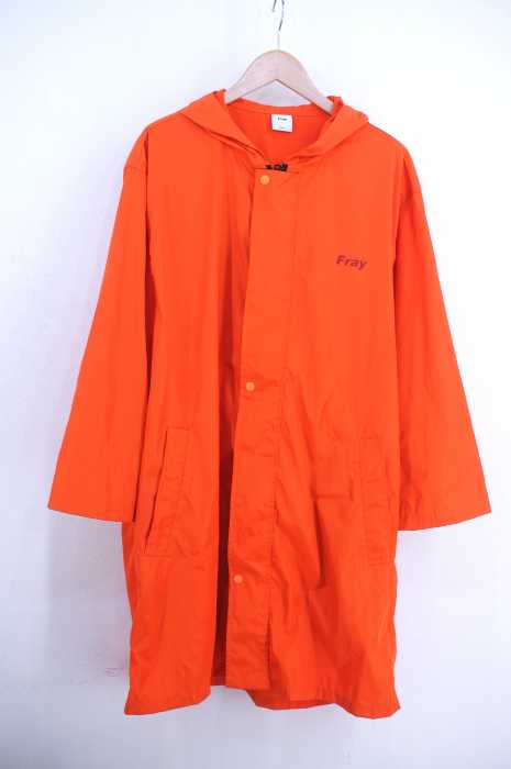 Fresh anti youth（フレッシュアンタイユース） Rain Coat ロゴプリントレインコート レディース アウター