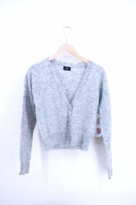 NINE（ナイン） モヘア混ショートカーディガン レディース トップス
