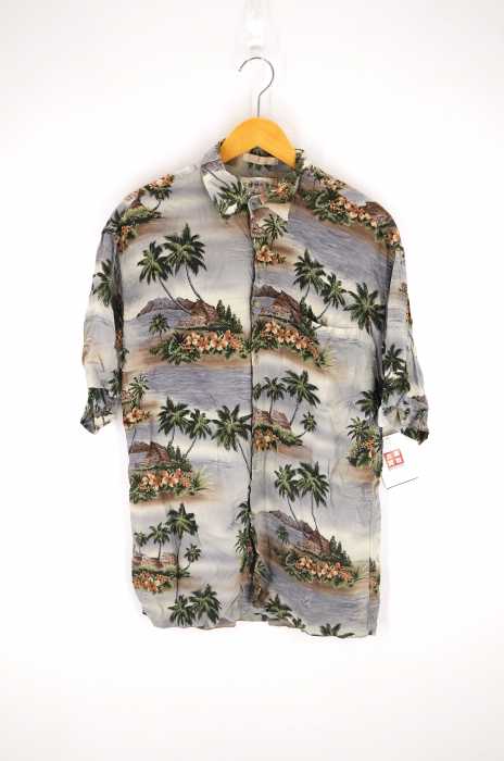 USED古着  （ユーズドフルギ） CAMPIA MODA 90S レーヨン アロハシャツ メンズ トップス