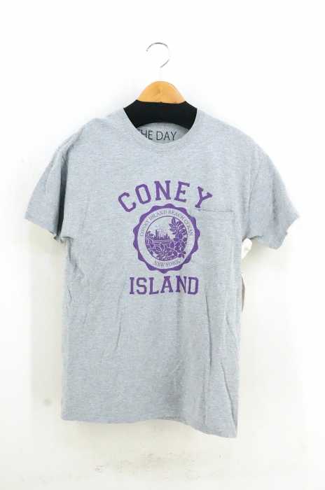 THE DAY ON THE BEACH (ザデイオンザビーチ) CONEY ISLAND プリントポケットTシャツ メンズ トップス