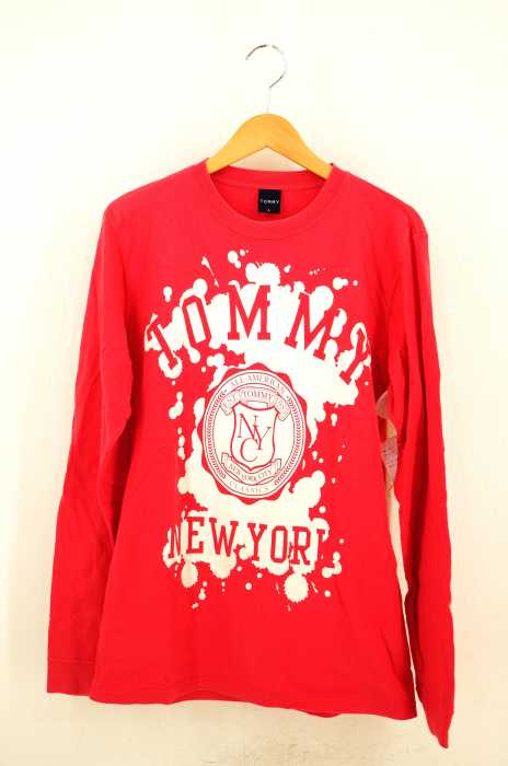 TOMMY（トミー） TOMMY NEW YORK プリントロングスリーブTシャツ ロンT メンズ トップス