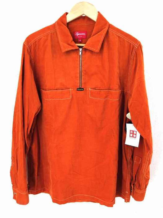 Supreme(シュプリーム) 18SS ハーフジップコーデュロイシャツ CORDUROY HALF ZIP SHIRT メンズ トップス