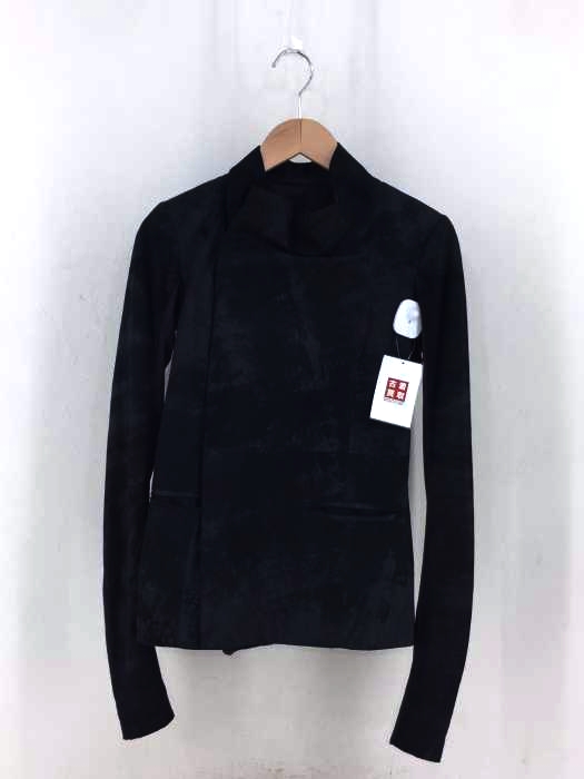 RICK OWENS(リックオウエンス) OLMAR and MIRTA シープスキンニット切替ジャケット レディース アウター