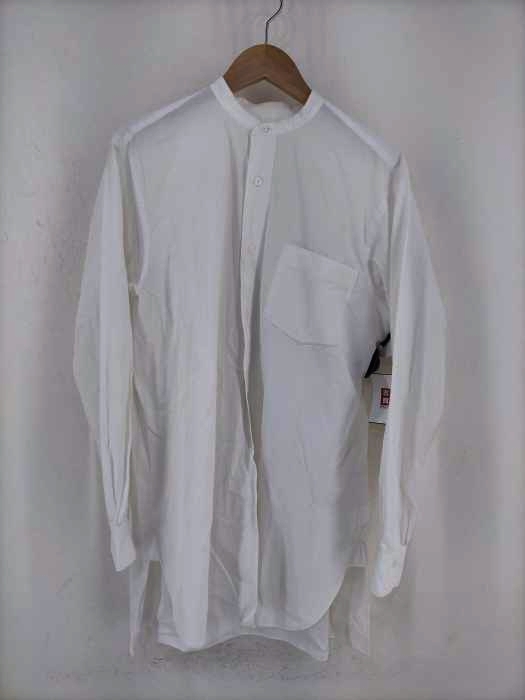 COMOLI（コモリ） BANDCOLLAR SHIRTS バンドカラープルオーバーシャツ メンズ トップス
