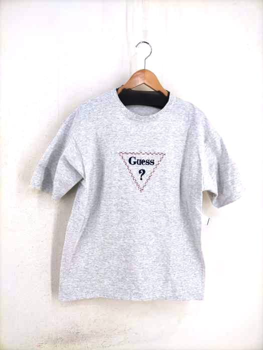 GUESS（ゲス） ロゴ刺繍入り 半袖Tシャツ メンズ トップス