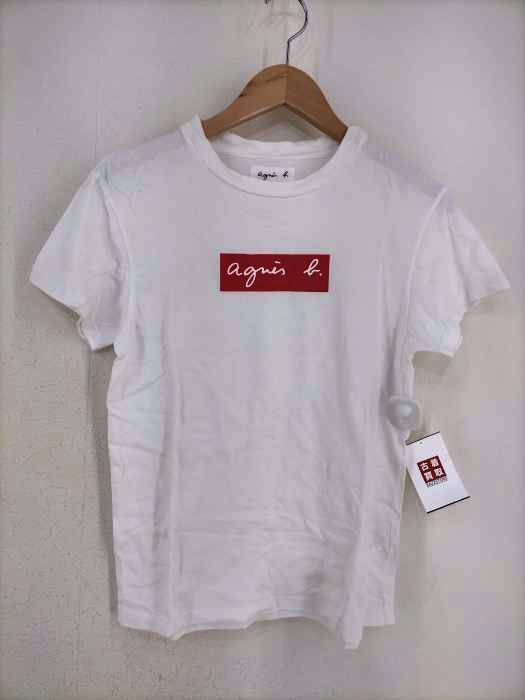 agnes b.（アニエスベー） ボックスロゴTEE レディース トップス