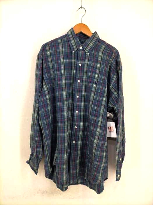 RALPH LAUREN（ラルフローレン） 90S チェック柄ボタンダウンシャツ メンズ トップス