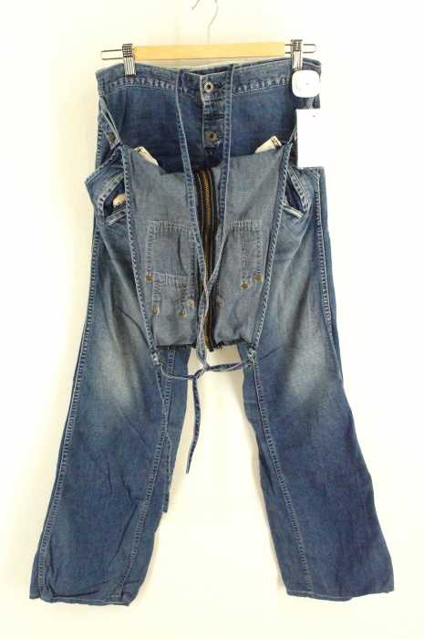 Johnbull(ジョンブル) USED加工フレンチサロペットデニムパンツ レディース パンツ
