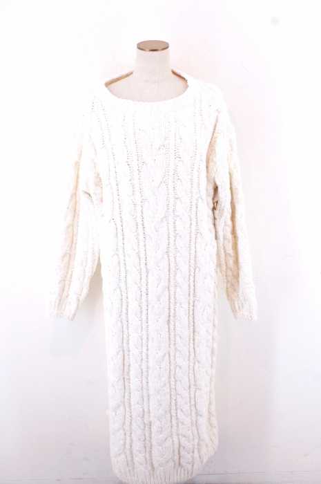 Joel Robuchon X Gelato Pique ジョエルロブション ジェラートピケ モコモコロングワンピース レディース ワン ブランド古着買取販売バズストア