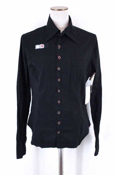 DIESEL (ディーゼル) ワッペン付コットンボタンシャツ レディース トップス
