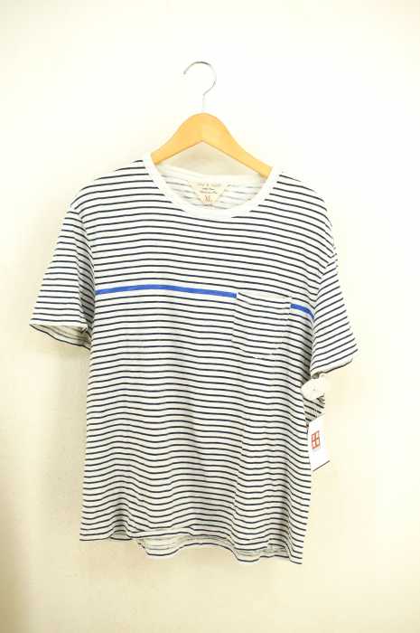 rag & bone (ラグアンドボーン) ボーダーポケットTシャツ メンズ トップス