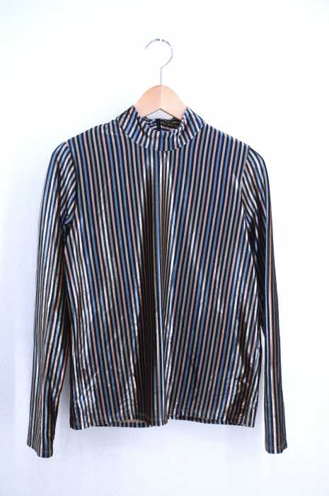 ZARA(ザラ) ストライプ柄プルオーバートップス レディース トップス