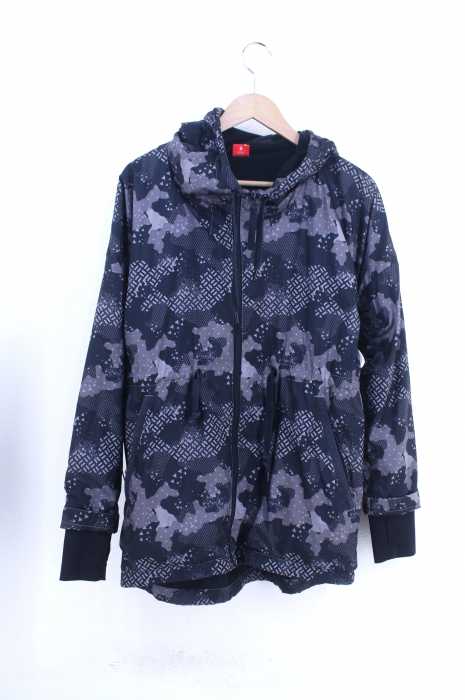 PUMA(プーマ) 総柄裏起毛ウインドハーフコート レディース アウター