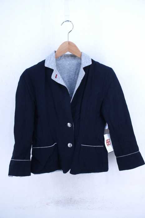 TOMMY HILFIGER （トミーヒルフィガー） スウェット×リネン リバーシブル2Bジャケット レディース アウター