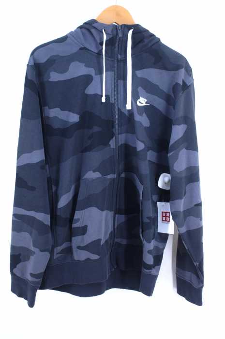 NIKE （ナイキ） CAMO FZフーディ カモ柄ジップアップパーカー メンズ トップス