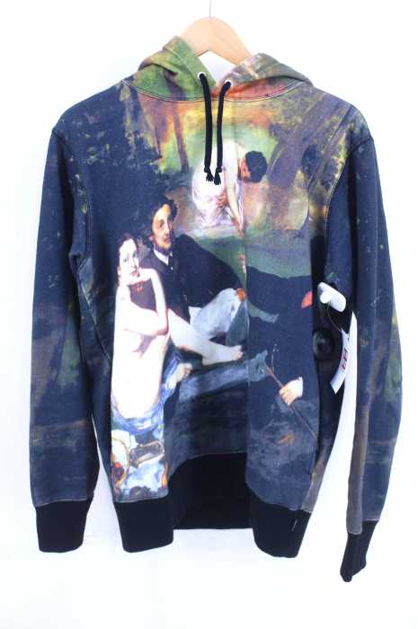Supreme （シュプリーム） 14SS Le Bain Pullover 絵画プリントプルオーバーパーカー メンズ トップス