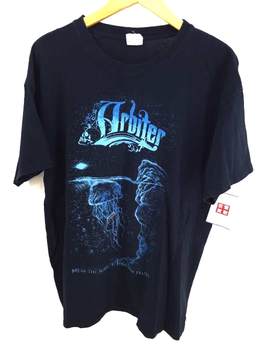 Anvil(アンビル) 前面プリント クルーネックTシャツ メンズ トップス