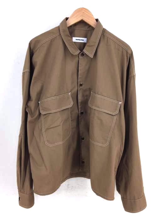 MONKEY TIME(モンキータイム) TC TWILL CROPPED WORK SHIRT メンズ トップス