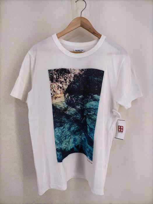 TACOMA FUJI RECORDS（タコマフジレコード） フォトプリントクルーネックTシャツ メンズ トップス