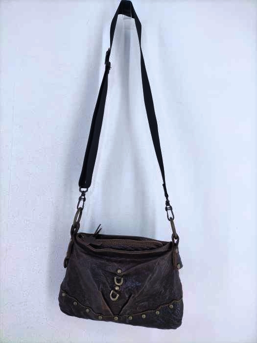 caterina lucchi（カテリーナルッキ） レザーショルダーバッグ メンズ  