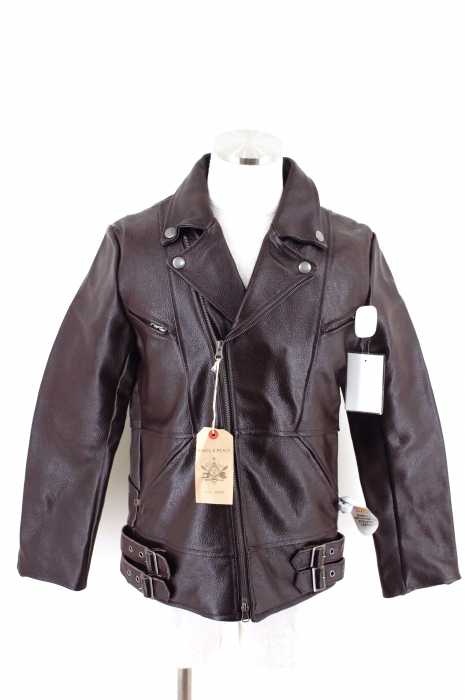 BONDS&PEACE (ボンズアンドピース) 15AW カウレザーダブルライダースジャケット メンズ アウター